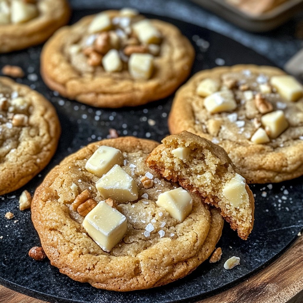 Cookies mit weißer Schokolade
