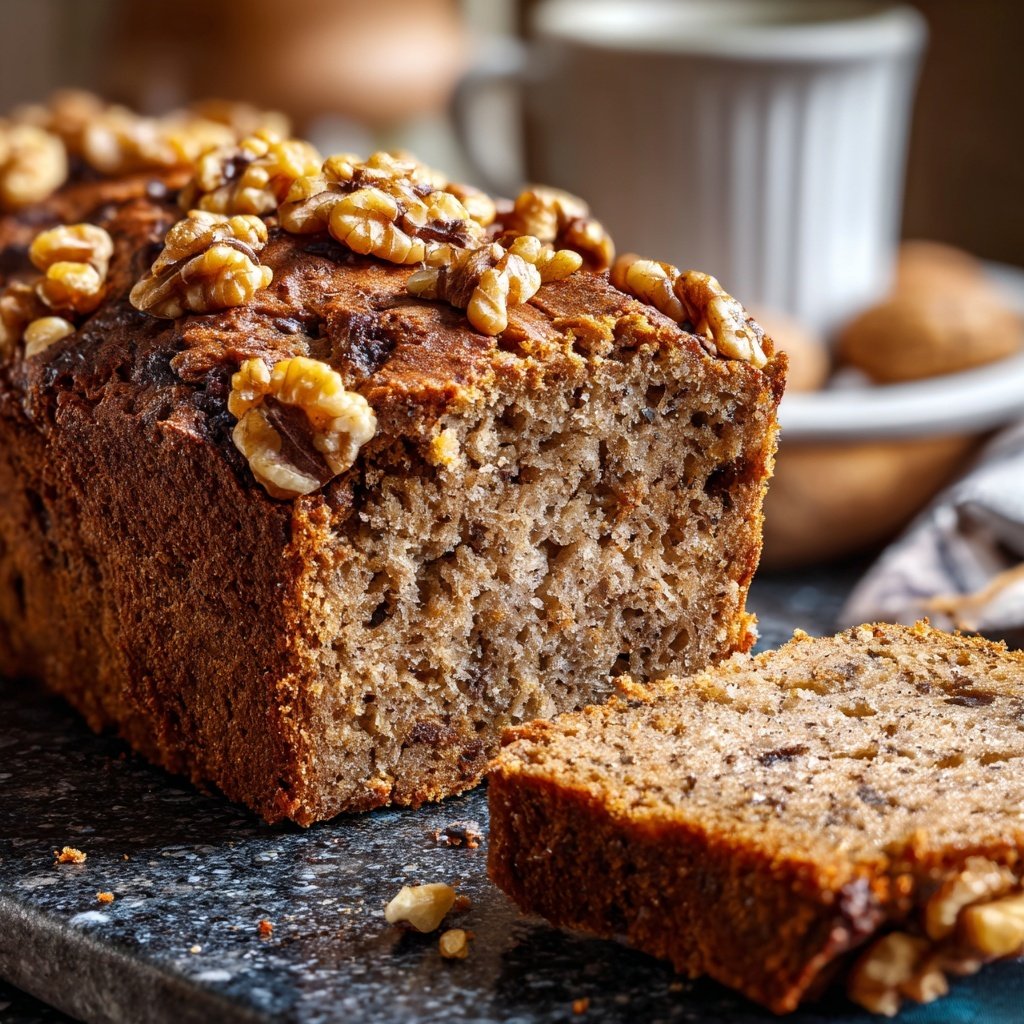 Bananenbrot mit Espresso
