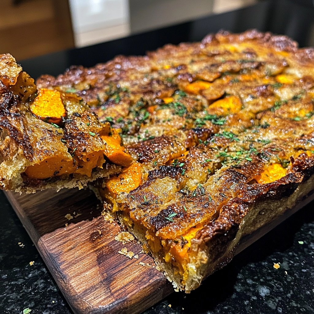 Kürbis-Ofenbraten mit Kräutern