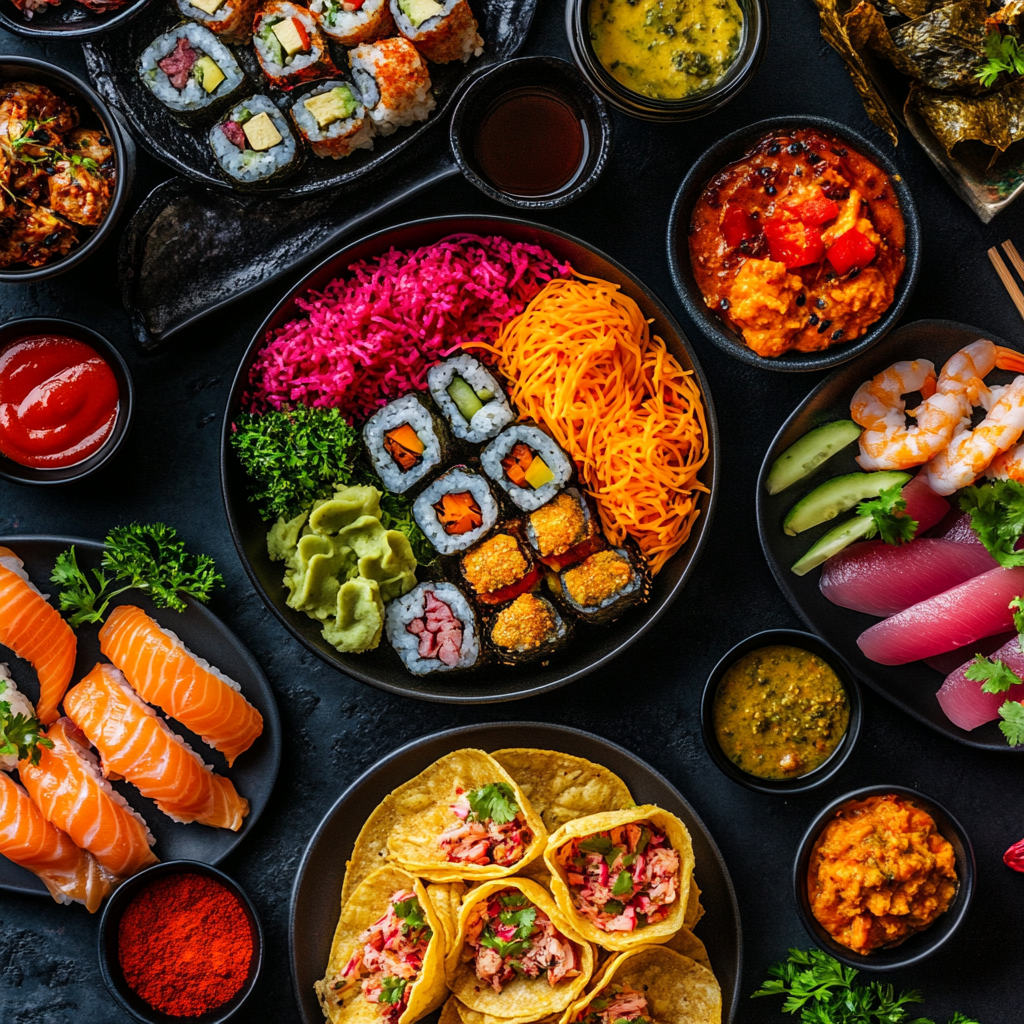 Traditionelle internationale Küche-Inspiration